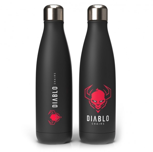 Butelka termiczna 500 ml z motywem Diablo, czarna