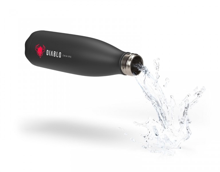 Butelka termiczna 500 ml z motywem Diablo, czarna