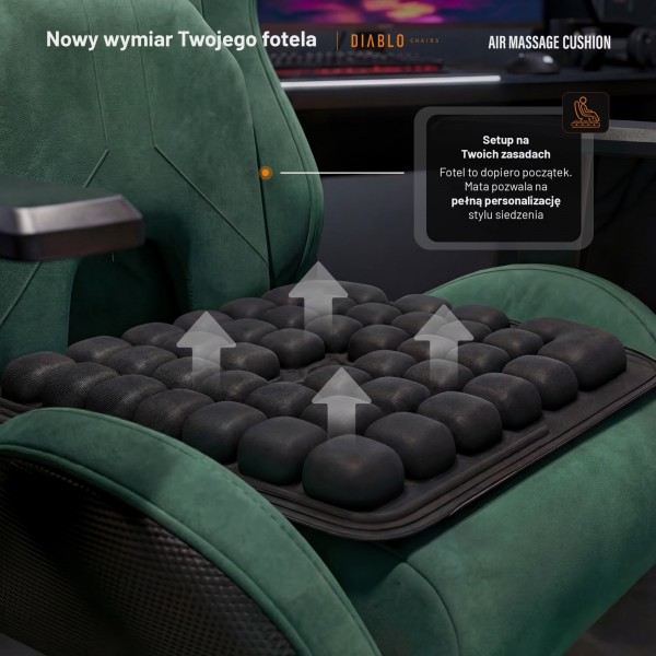 Mata masująca na fotel Diablo Air Massage