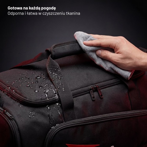 Torba sportowa treningowa Diablo z motywem, czarna