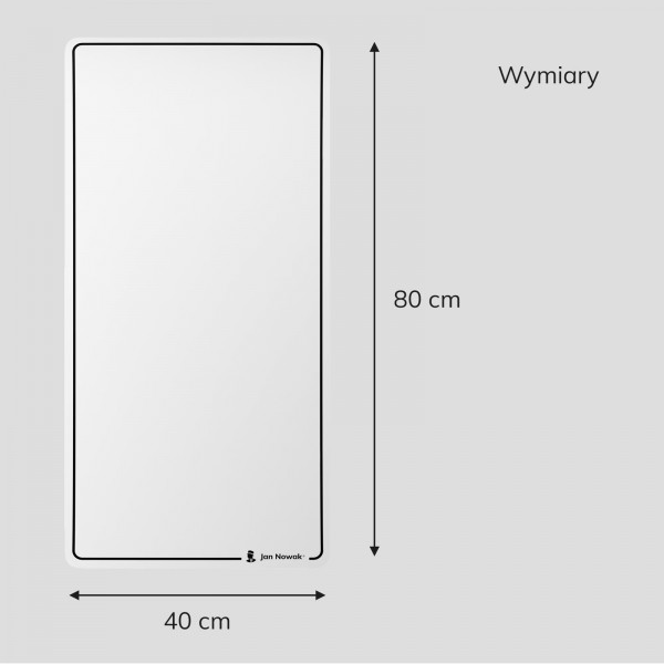 Flipchart magnetyczny duży Magneto 40x80 cm - 2 szt.