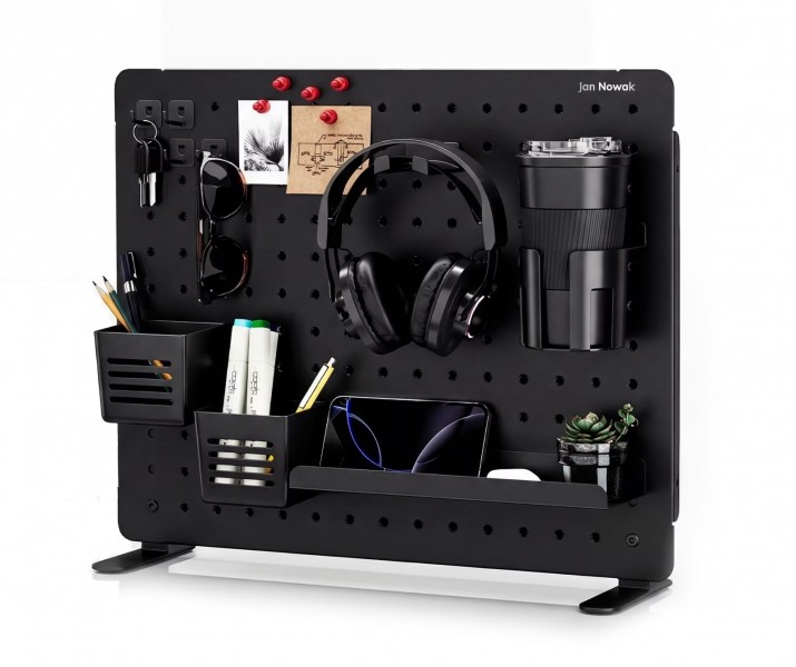 Organizer na biurko - tablica perforowana 52x42 cm