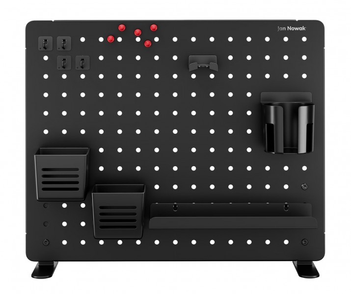 Organizer na biurko - tablica perforowana 52x42 cm