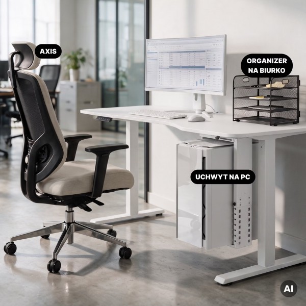 Uchwyt na komputer PC Holder biały