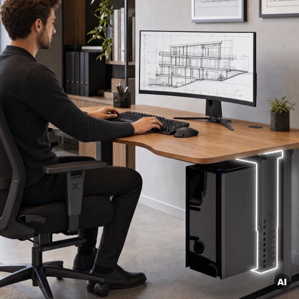 Uchwyt na komputer PC Holder czarny