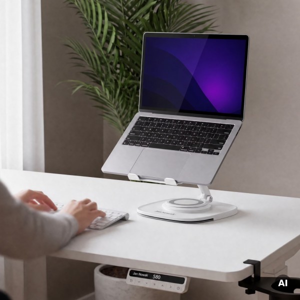 Stojak pod laptopa regulowany