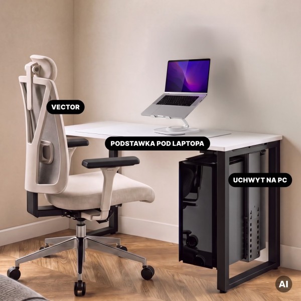 Stojak pod laptopa regulowany