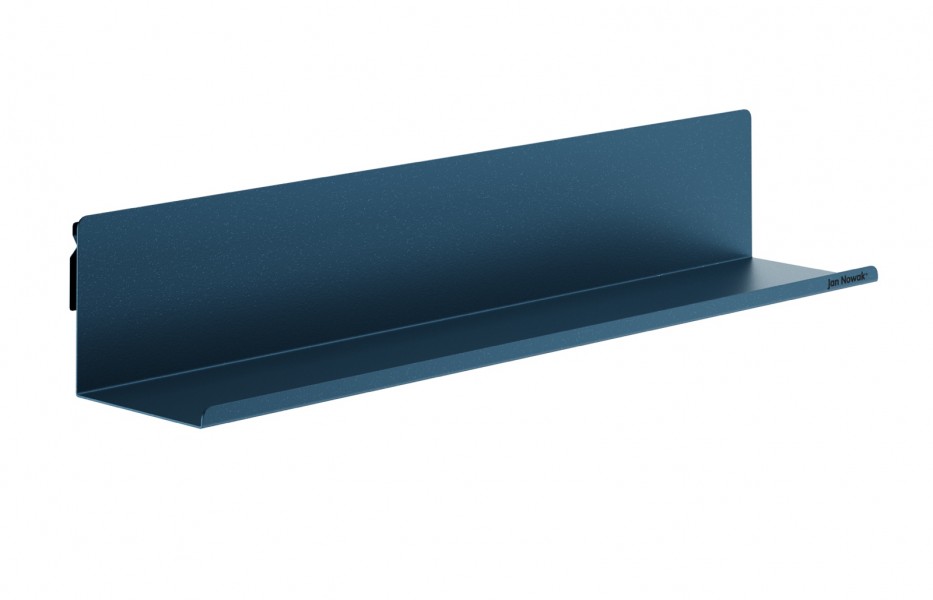 Metalowa półka ścienna Modern Joanne 70 cm, kolor granatowy