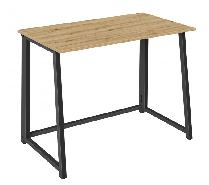 Biurko składane 80 cm Faro 091, do pokoju młodzieżowego i pracy zdalnej, dąb artisan