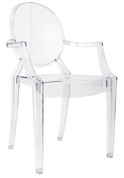 Krzesło Louis transparentne