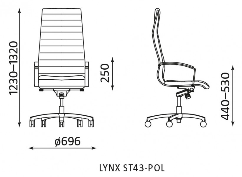 Fotel gabinetowy Lynx ST43