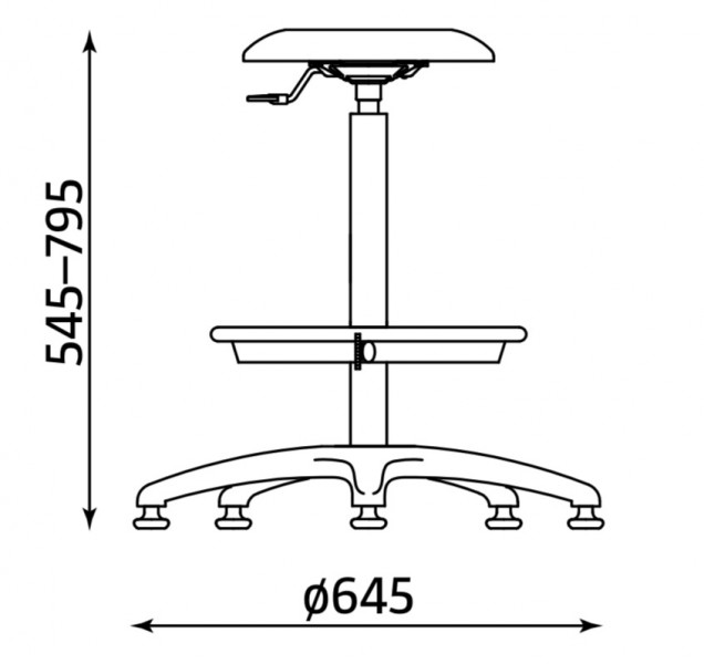 Taboret Goliat RB