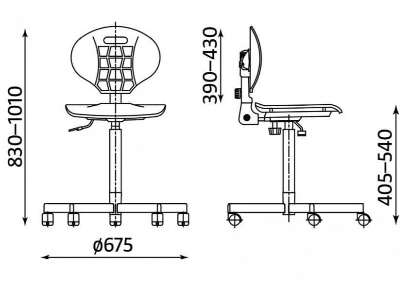 Krzesło spec. Nargo Steel