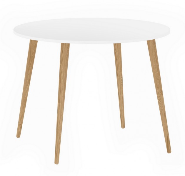 Okrągły stół Oslo 100x100 w stylu skandynawskim