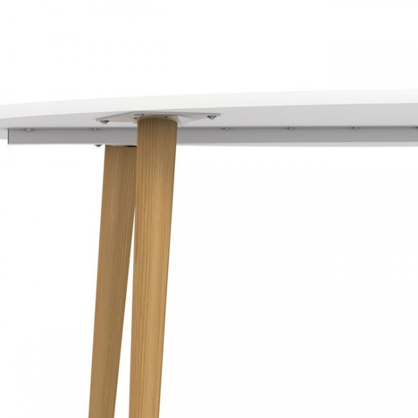 Okrągły stół Oslo 100x100 w stylu skandynawskim