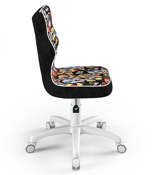 Krzesło z motywem dziecięcym Petit White rozmiar 3 (119-142 cm)