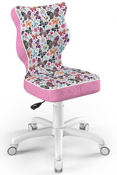 Krzesło z motywem dziecięcym Petit White rozmiar 3 (119-142 cm)