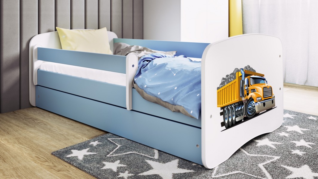 Łóżko dziecięce Babydreams z obrazkiem 160x80 z materacem