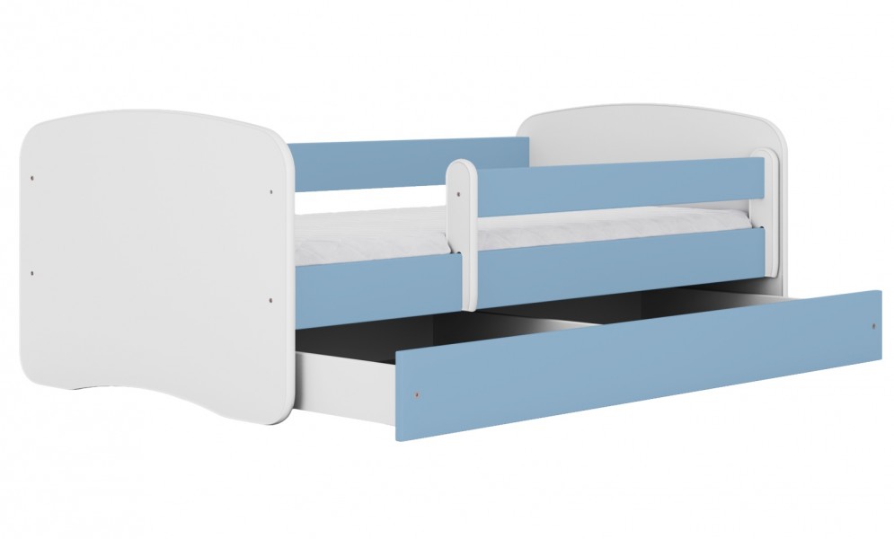 Łóżko dziecięce Babydreams bez obrazka 160x80 z materacem