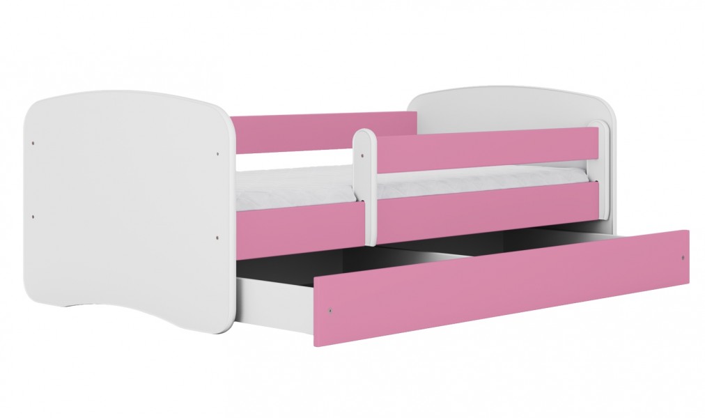 Łóżko dziecięce Babydreams bez obrazka 160x80 z materacem