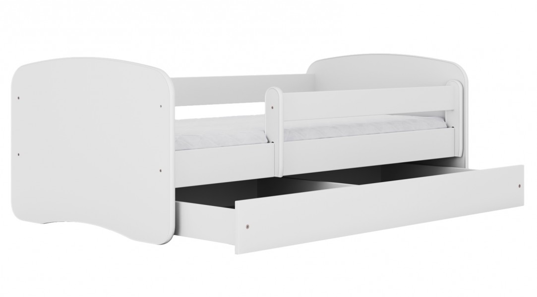 Łóżko dziecięce Babydreams bez obrazka 180x80 z materacem