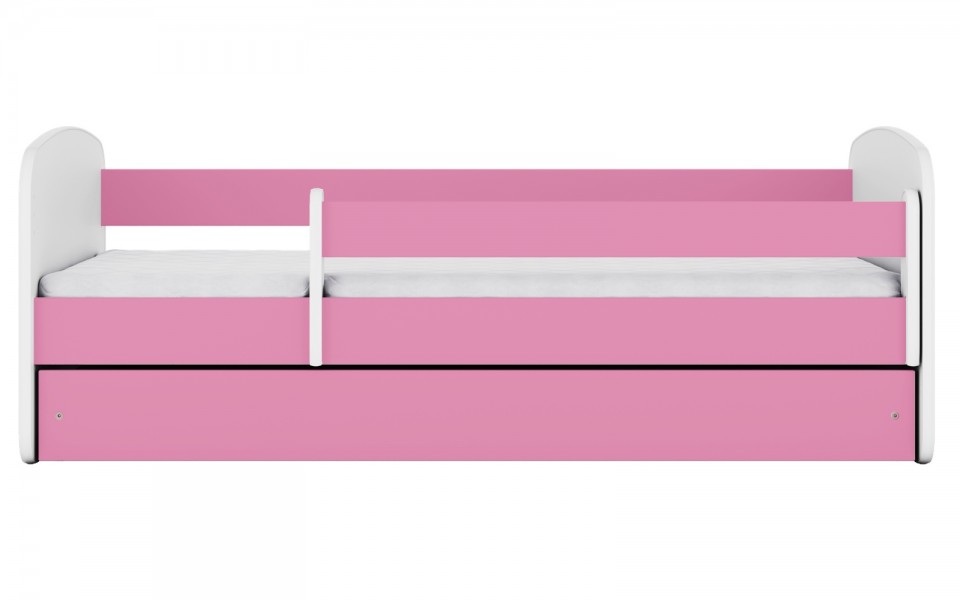 Łóżko dziecięce Babydreams bez obrazka 180x80 z materacem