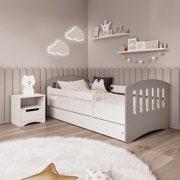 Łóżko dziecięce Classic 1 Mix z materacem 160/80