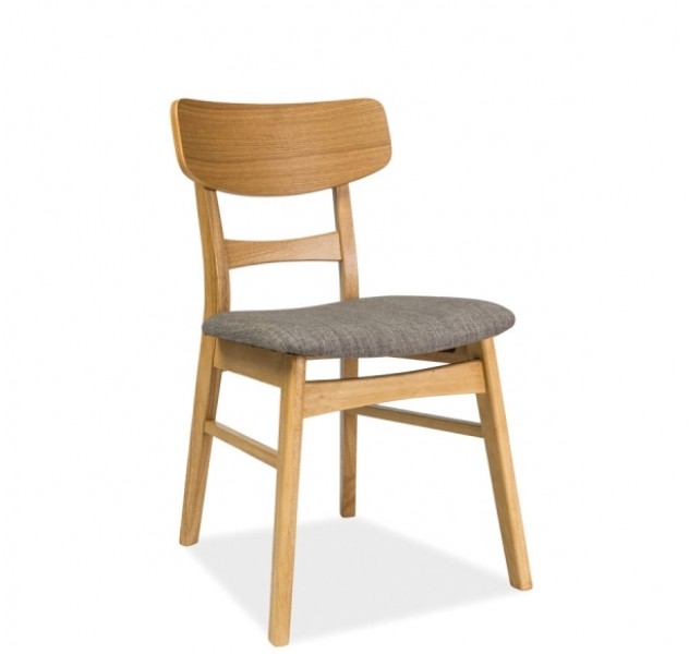 Drewniane krzesło z tapicerowanym siedziskiem CD-61 Signal