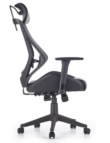 Ergonomiczny fotel obrotowy Hasel, zgodny z normą BHP
