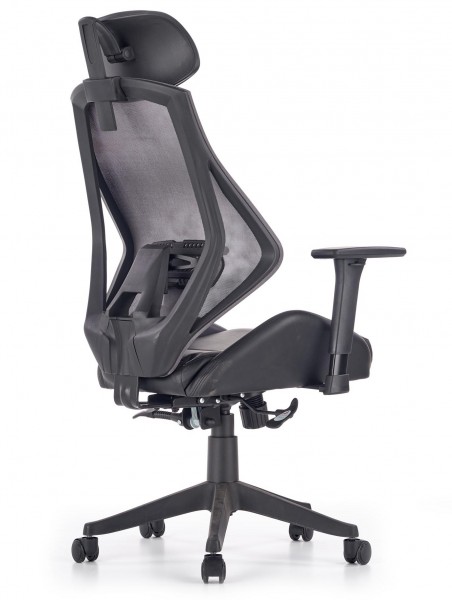 Ergonomiczny fotel obrotowy Hasel, zgodny z normą BHP