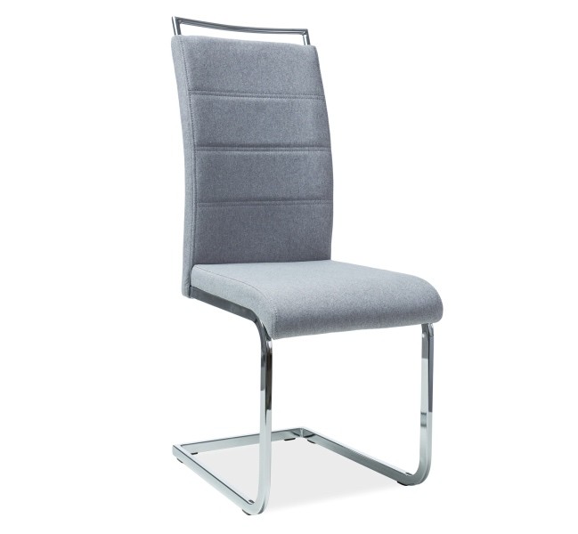 Tapicerowane krzesło na płozach H441 tkanina