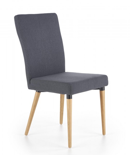 Tapicerowane krzesło na drewnianych nogach K273