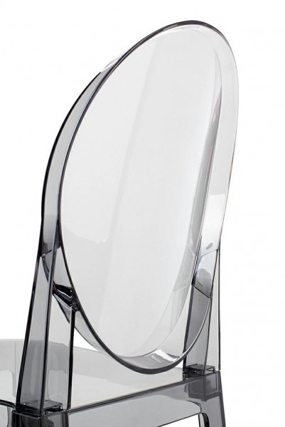 Designerski hoker transparentny z tworzywa sztucznego Victoria 65
