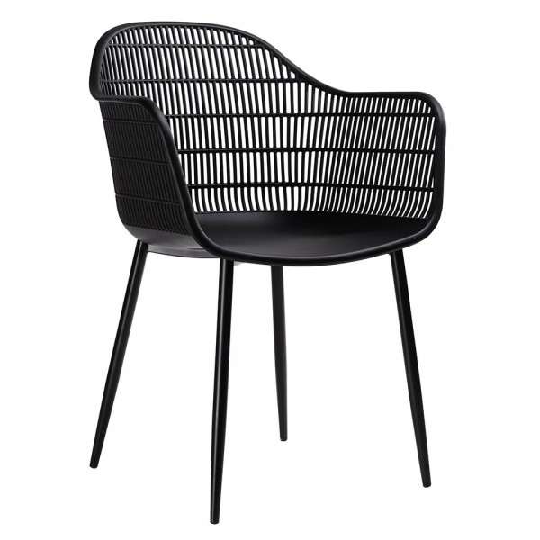 Designerskie krzesło z polipropylenu Basket Arm