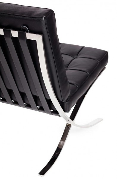 Designerska sofa tapicerowana skórą ekologiczną Barcelon